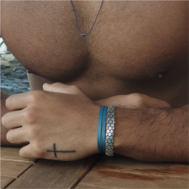 BRACELETE CALÇADÃO DE IPANEMA EM PRATA 950K 10MM